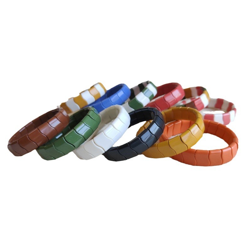 Sold Gift Tourmaline Color Wave Bracelet genuine goods Germanite Jewelry Bracelet Maifan Stone Bracelet Finished in stock