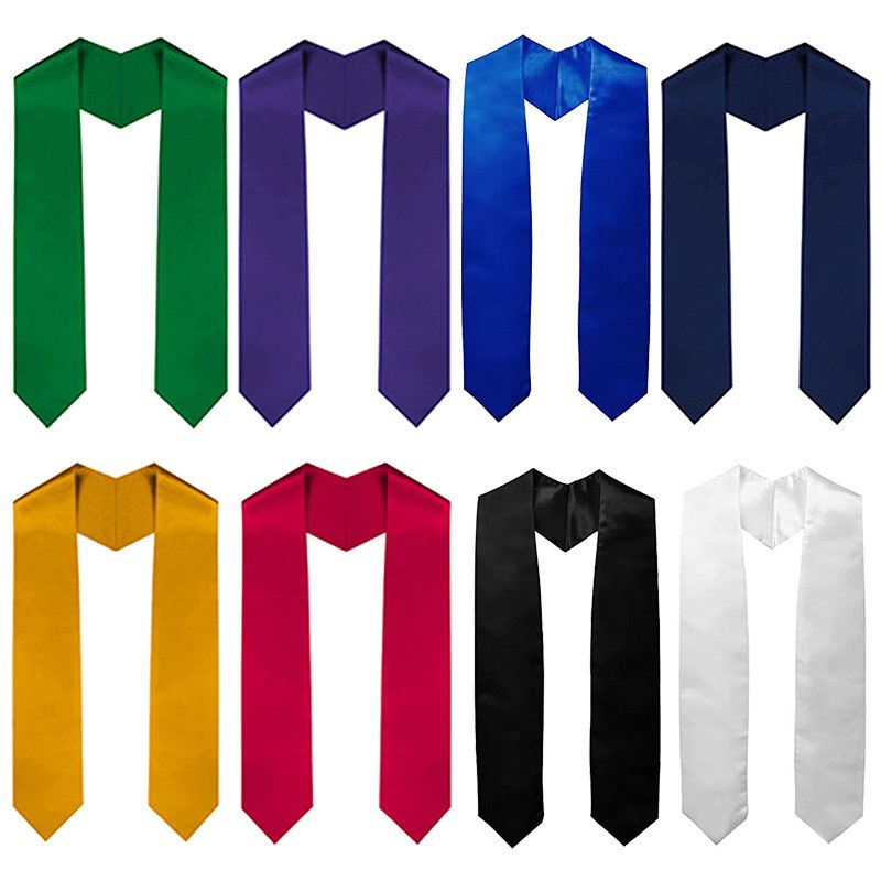 Прямые продажи фабрики, церемониальная лента для выпускного сезона, шали с кисточками и золотым тиснением