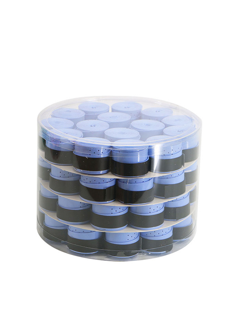 Wholesale badminton racket elastic perforated flat hand glue tennis racket fish pole table tennis racket PU leather keel sweat band