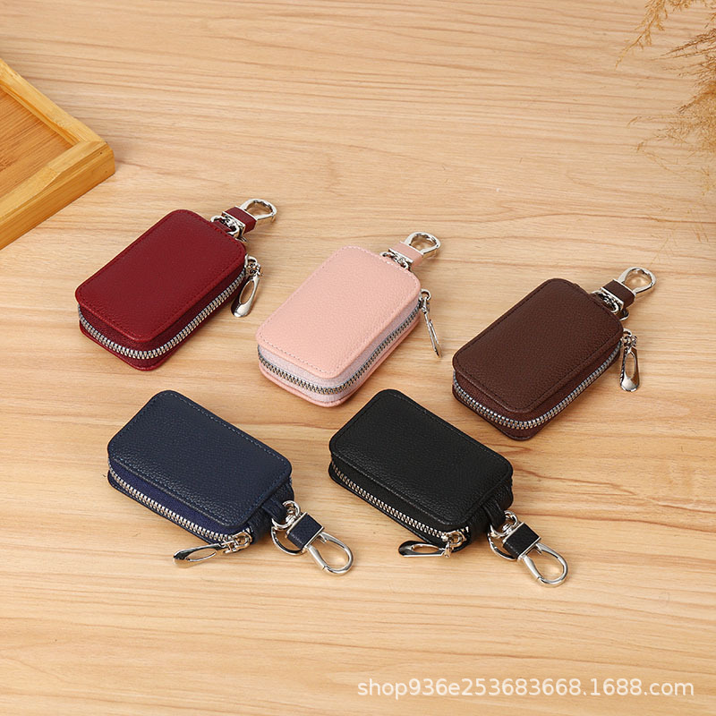 Популярная многофункциональная универсальная ключница с фактурой, унисекс, замковая сумка высокого класса