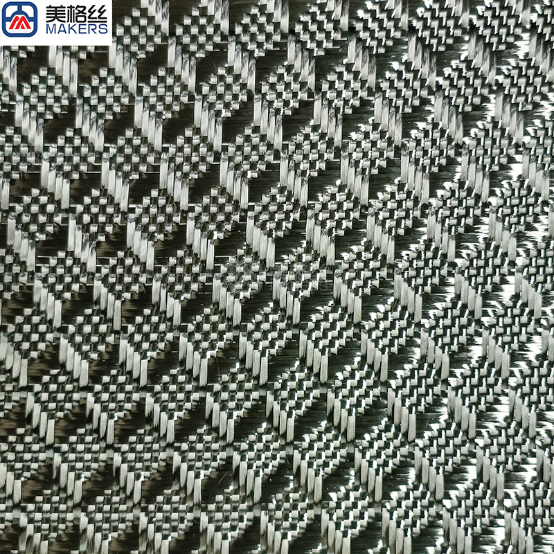Новая жаккардовая углеродная ткань 3k240г, мини 3D узор углеродной ткани