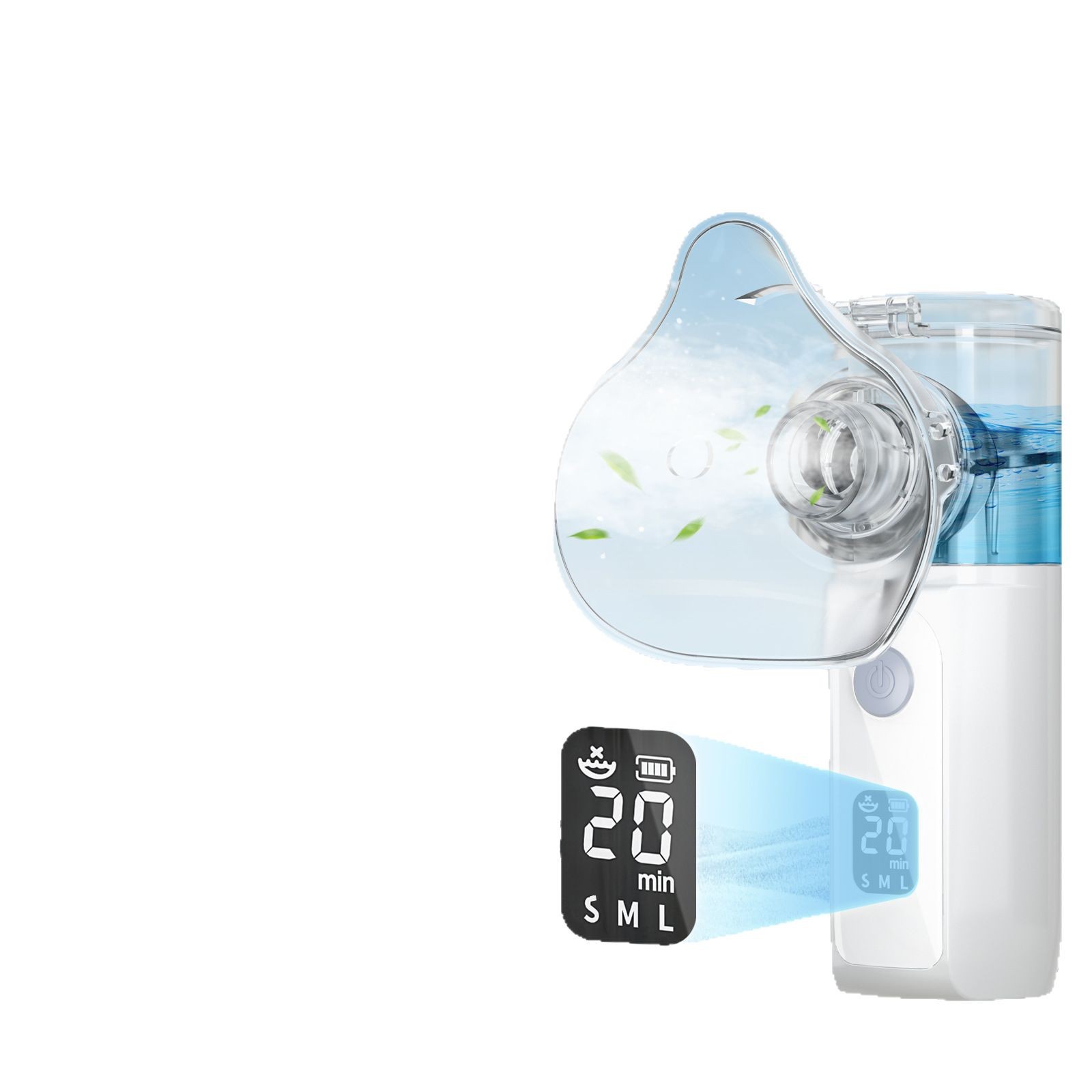 Handheld Atomizer Intelligent Digital Display Household Children's Portable Atomizer 3-Speed Adjustable Automatic Rinse