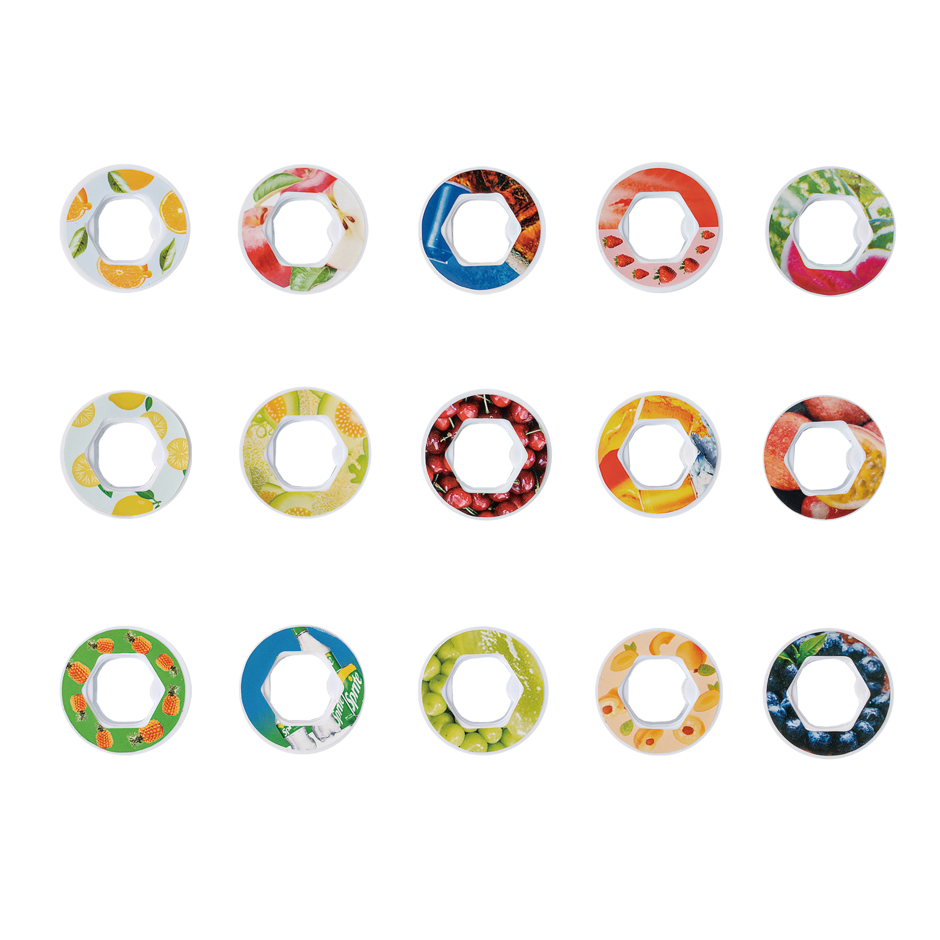 Cross-Border Hot-Selling Fruit-Flavored Soda Toy Ring for Play with Taste Cup Factory Direct Sales Amazon Scented Ring