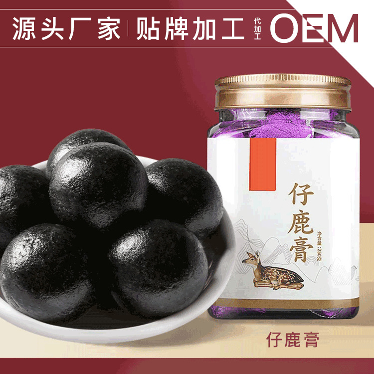 Паста из оленя, OEM переработка, паста из плаценты сика оленя, женские питательные медовые пилюли, OEM, производитель с исходными источниками