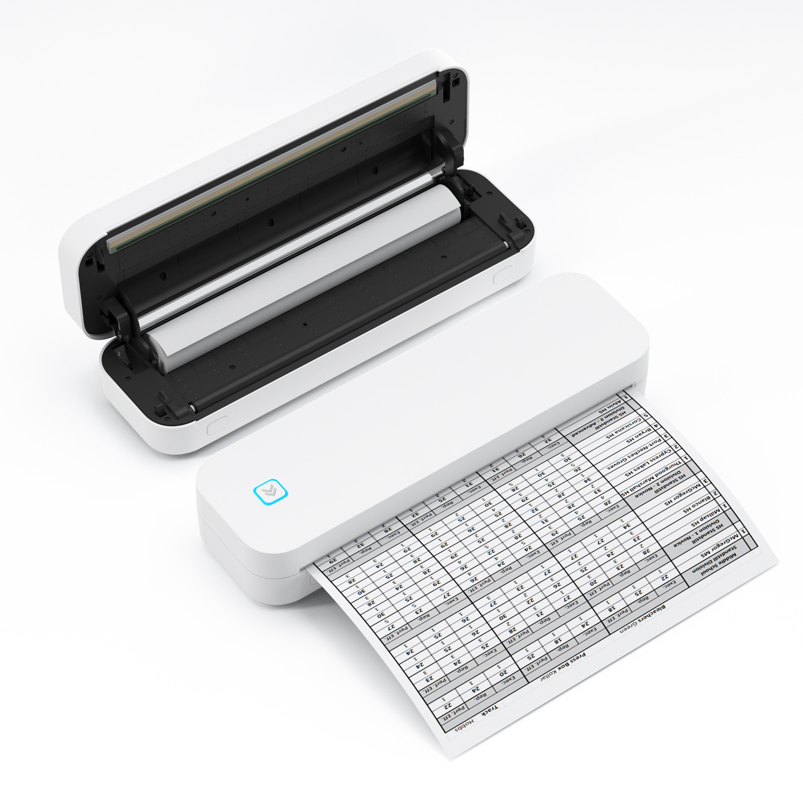 Customized Cross-Border A4 Portable Printer Oem Bluetooth Inkless Document Test Paper Self-Adhesive Thermal Printer for Home Use