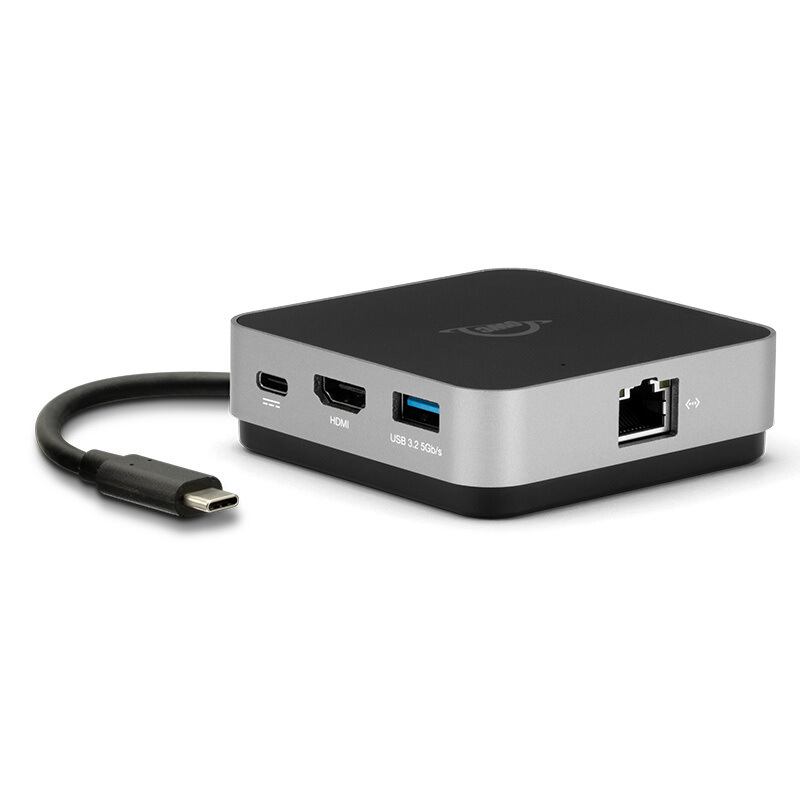 Owc Usb-C Travel Dock Portable Docking Station 5-Port Thunderbolt Adapter