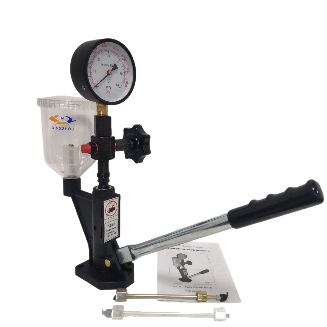 Cross-border preferred S60H calibrator diesel injector EFI common rail injector tester 60MPA detector