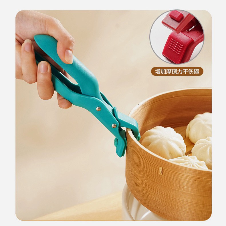 High Quality Silicone Anti-Slip Anti-Scaling Clip Bowl Tiller Plate Holder Anti-Slip Clip Microwave Oven Heat Insulation Clip