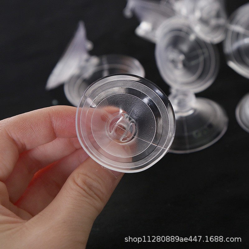 Украшения для свадебного автомобиля Повседневное использование Прочные перфорированные прозрачные пластиковые ПВХ присоски Диаметр 4 см Большое свадебное украшение