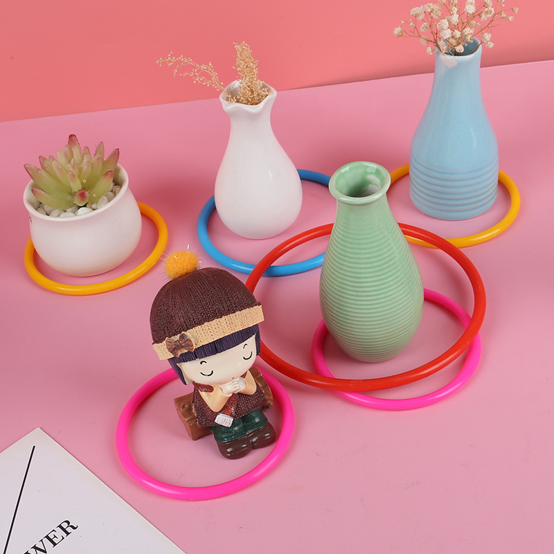 Factory direct supply ring ring night market stall special ring full set of big goose plastic ring kindergarten throwing ring