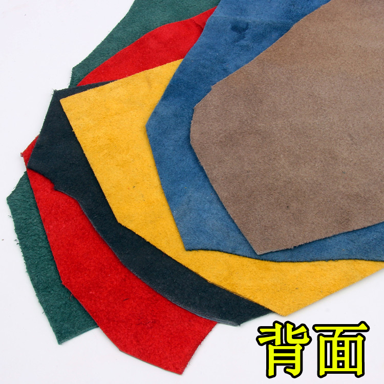 First-Layer Cowhide Leather Scraps Handmade DIY Leather Fabric Sandbag Filling Hand-Woven 0.5kg Genuine Leather