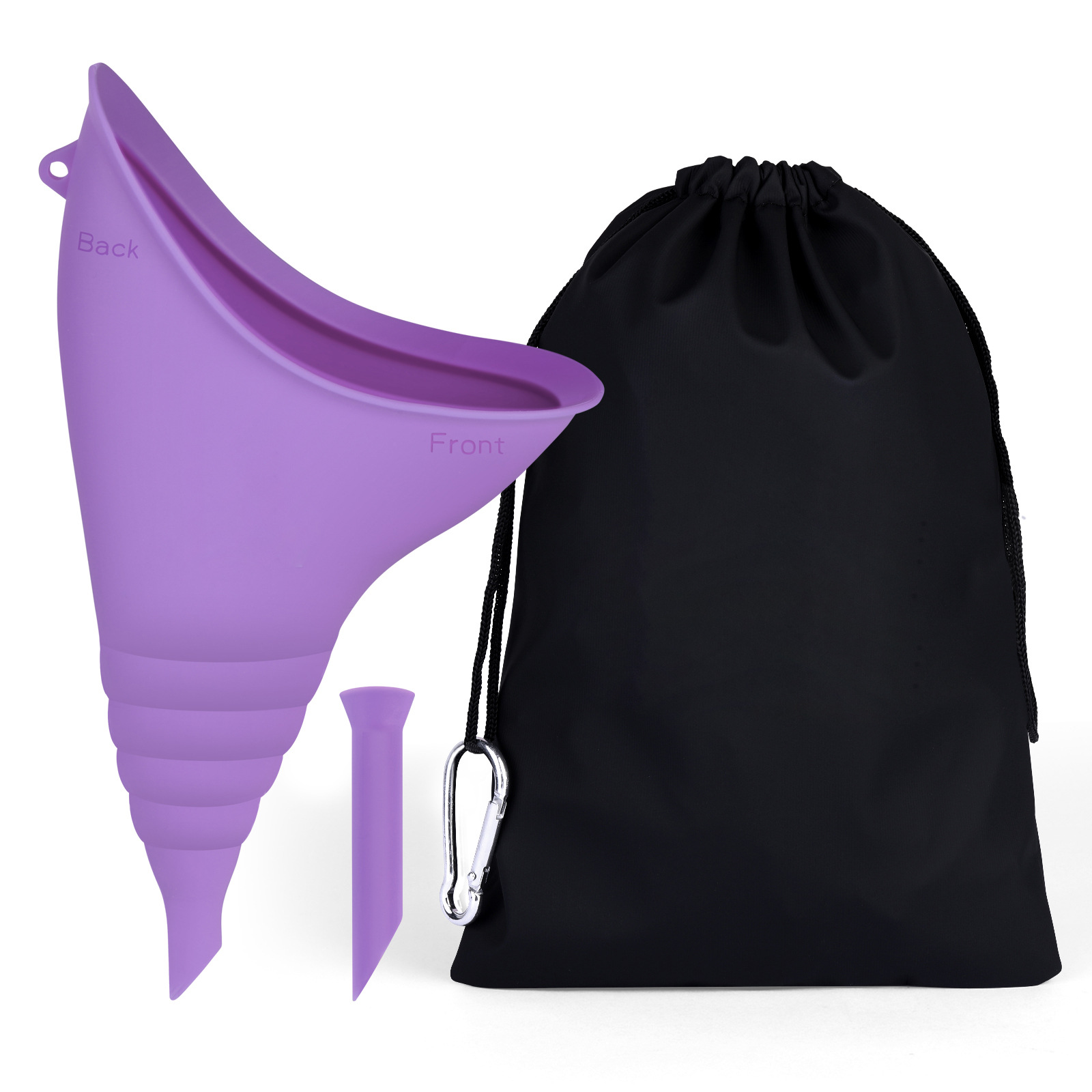 Amazon Hot Sale Women Silicone Urinal Private Care Urinal Emergency Standing Urinal