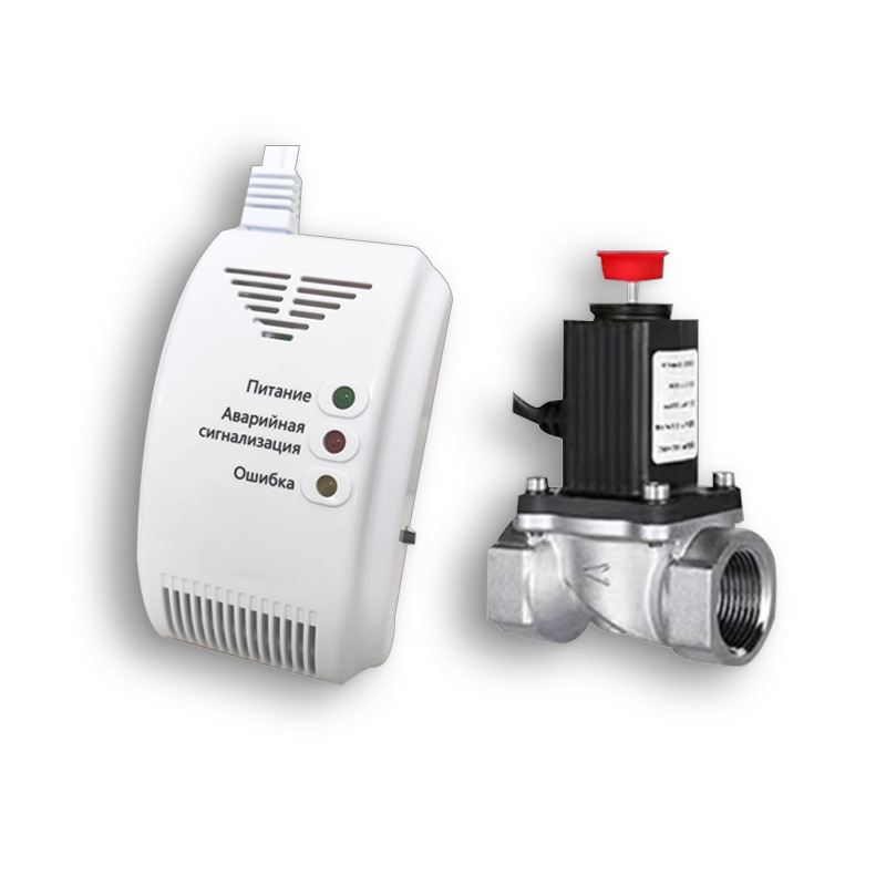 Cross-border gas leak alarm linkage control valve solenoid valve foreign trade US gauge European gauge gas alarm