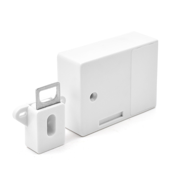 Wholesale White Smart Drawer Lock Free Opening Office Cabinet Door Lock Vending Machine Lock Small Locker Electromagnetic Lock