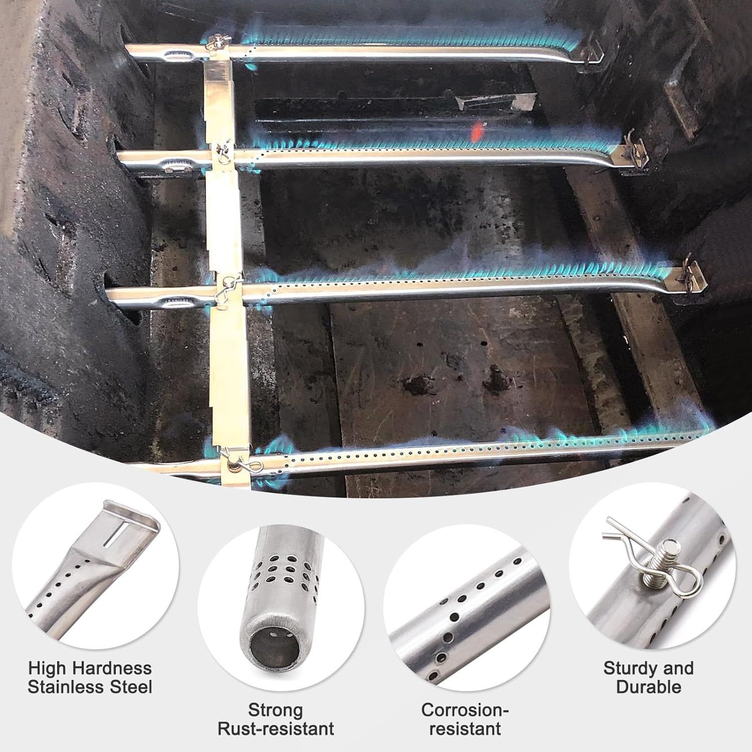 Amazon's Popular 10081 Stainless Steel Burner, Barbecue Grill Replacement Parts