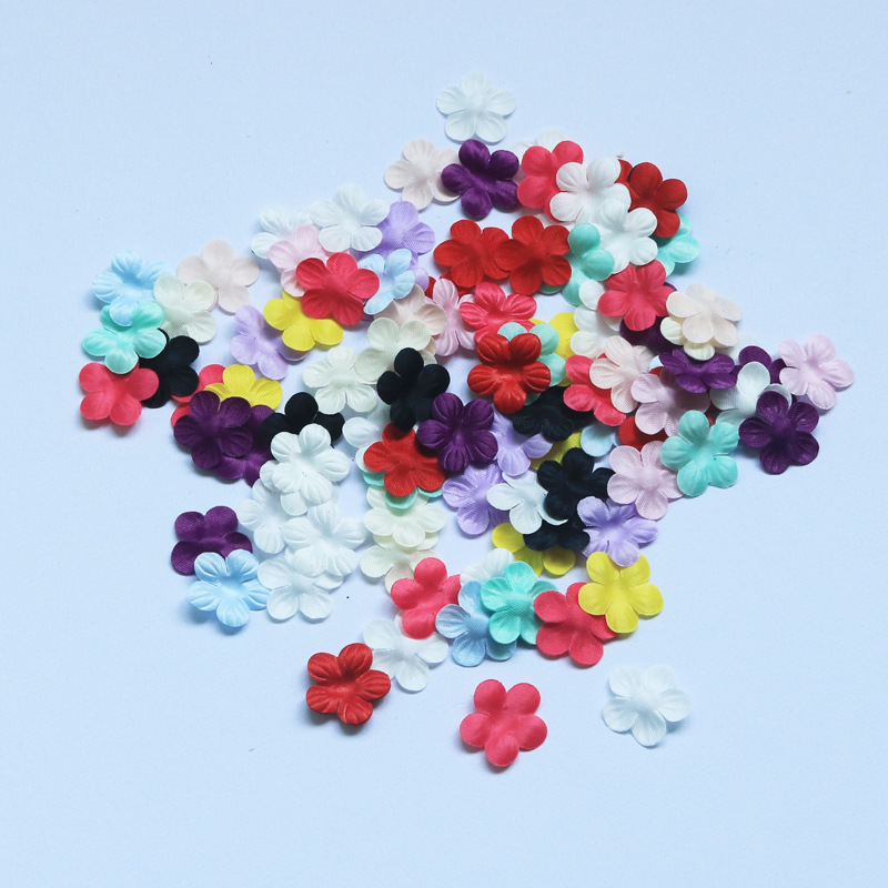 Производитель ручная работа DIY тканевые лепестки цветочные аксессуары стерео цветочные украшения аксессуары для свадебного платья