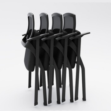 Folding Conference Room chair mesh training folding chair with writing board table Board learning table and chair integrated office training Chair