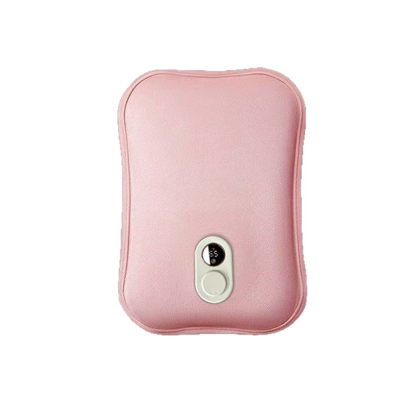 New Digital Display Hot Water Bag Hand Warmer Hot Compress Hot Water Bag Smart Charging Hand Warmer Plush Cute Foot Warmer Artifact