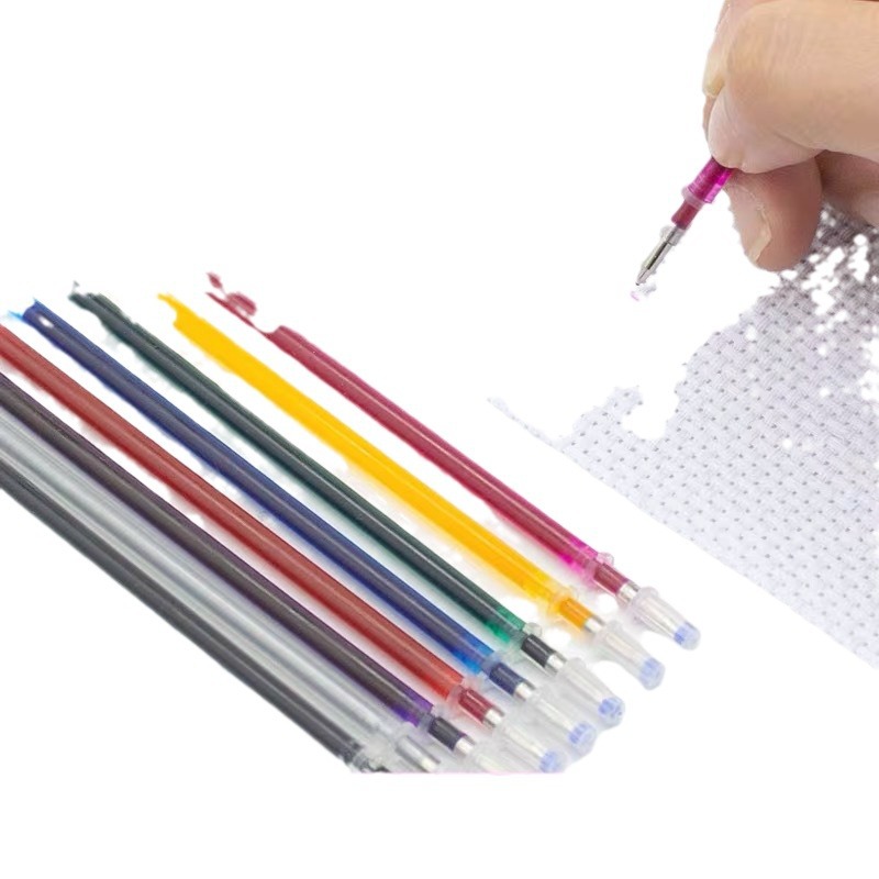 Factory Direct cross stitch water-soluble refill drawing grid drawing point 5 color water-eliminating pen core drawing line 0.8mm