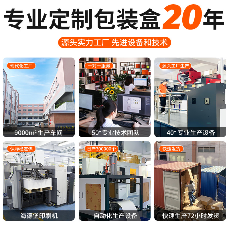 Factory Direct Sales Color Box Customization, Cosmetic Gift Electronic Product Packaging Box Design According to Drawings, Support Proofing