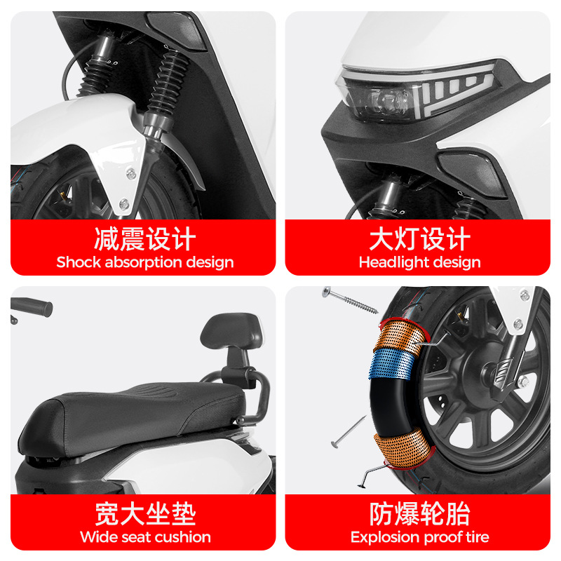 N9 Small 9 New Electric Vehicle 48V Electric Bicycle Two-Wheel Battery Vehicle Manufacturer Wholesale Source Factory