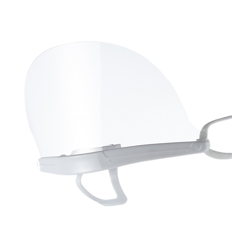 Upgraded Thick Chef Mask Men's and Women's Food and Beverage Mask Anti-fog Anti-saliva White Transparent Mouth in stock