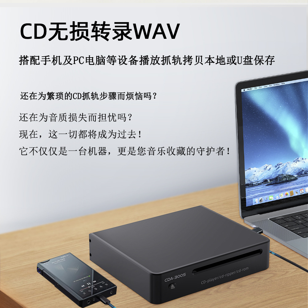 Capture Car Cd Disk and Recording the File into U Disk or Tf