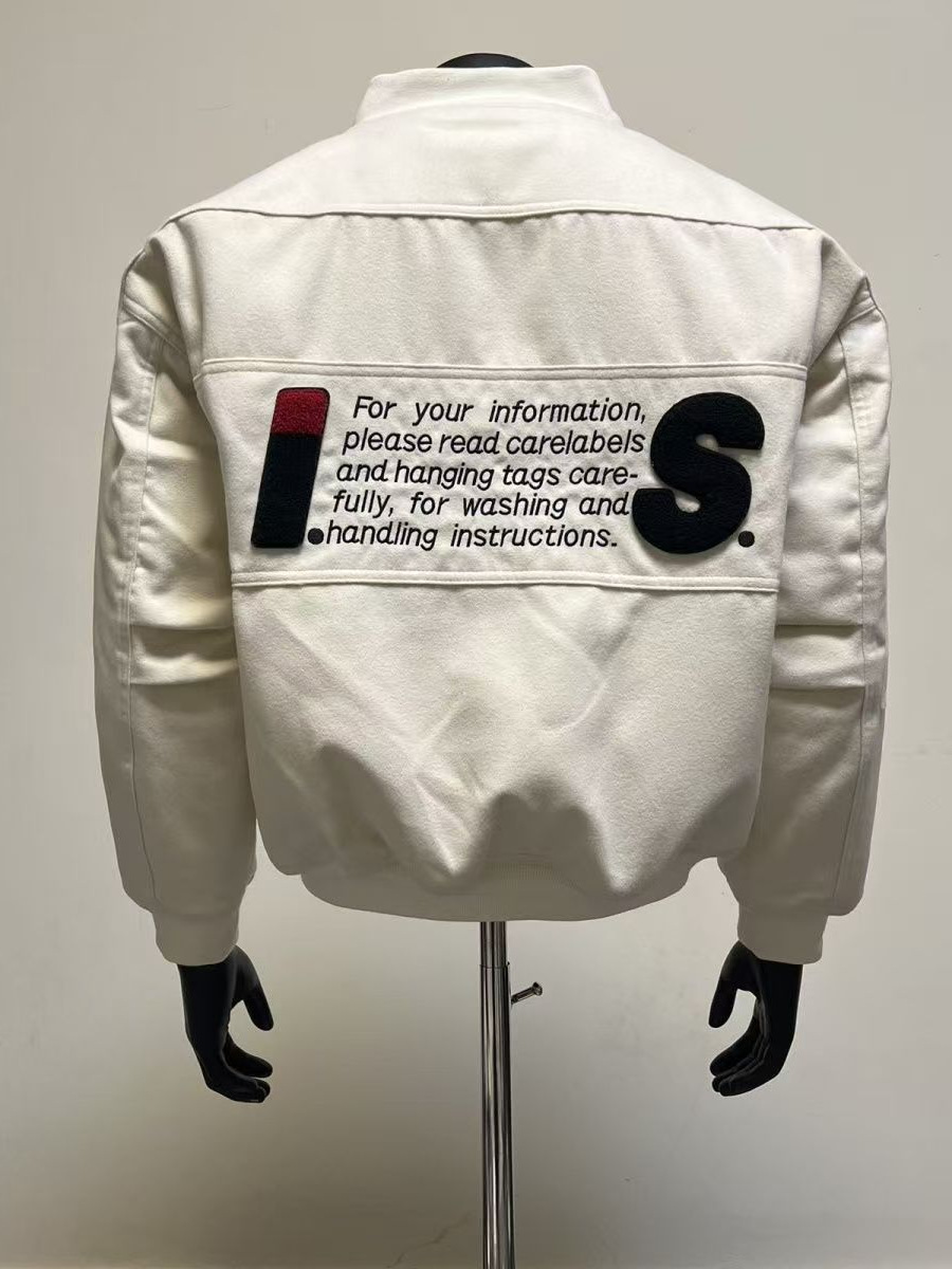 Cross-Border High Street Embroidered Baseball Jacket Men's Functional Style Loose Trendy Vintage Design Jacket