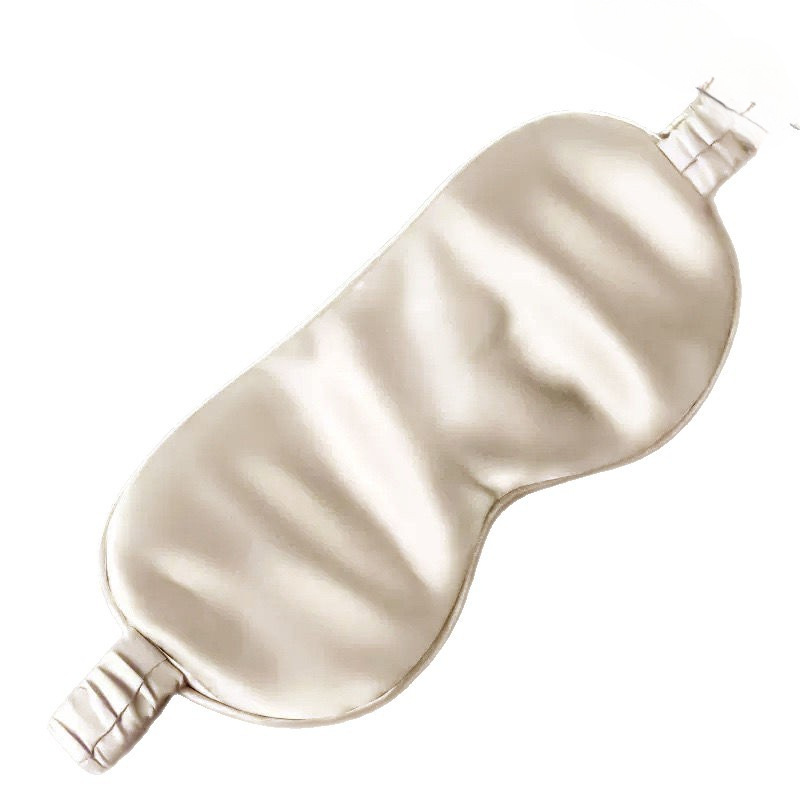 Silk Eye Mask, Mulberry Silk Lunch Break Double-Sided Blackout Eye Mask, Sleep Opaque, Blackout, Non-Pressing Eye Mask