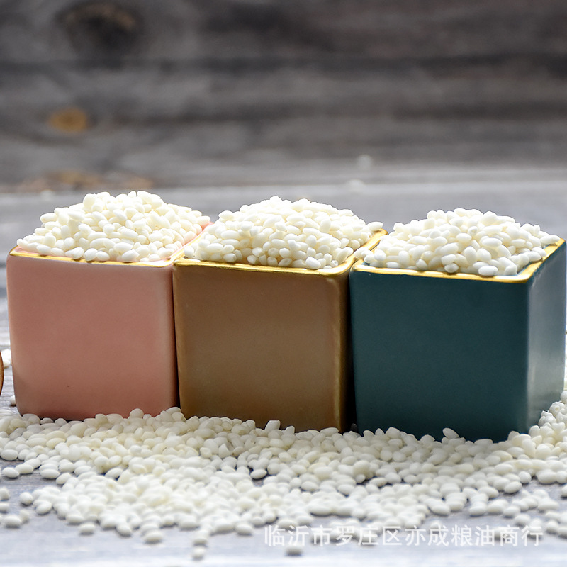 Glutinous Rice New Rice 50 Jin Round Glutinous Rice Farm Cereals Fresh Fragrant White Jiangmi Zongzi Glutinous Rice