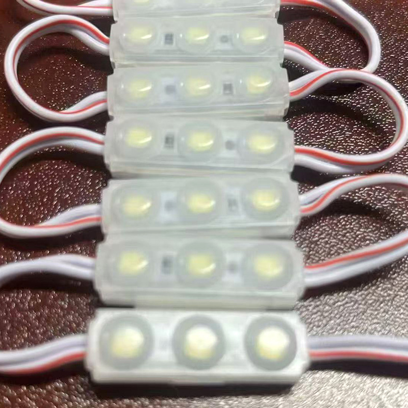 3 Lamp Small Module Dc12V Advertising Lamps Led Lighting Module Light Source Billboard Light Box Luminous Injection Molding Module