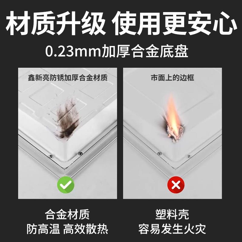 Led flat panel light 600*600 straight light panel light office aluminum gusset plate light kitchen and bathroom light integrated ceiling light