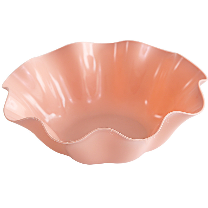 Lotus Leaf Fruit Plate Home Living Room European Plastic Candy Plate Office Desktop Snack Fruit Dried Fruit Plate Melon Seed Plate