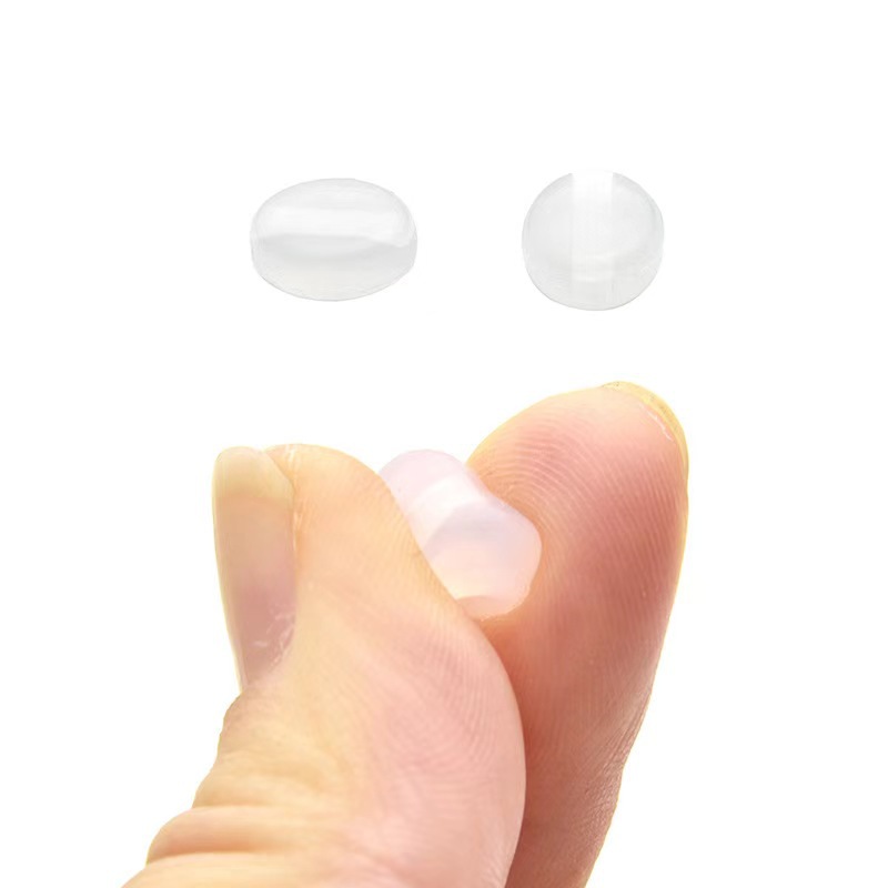 Oval Non-slip Glasses Foot Cover Glasses Ear Hook Oval Silicone Glasses Anti-slip Glasses Foot Cover