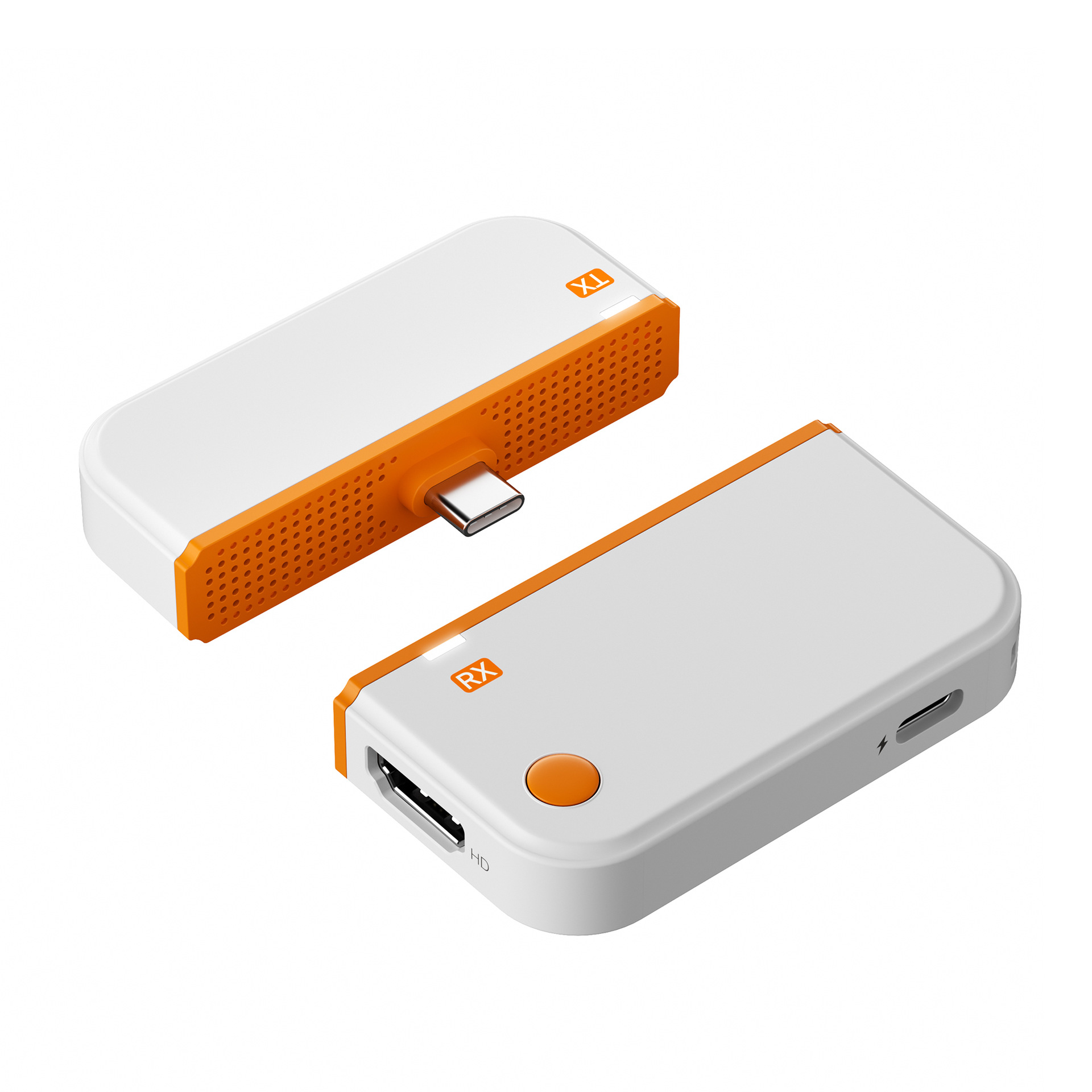 Point-To-Point Screen Projection Wireless Same-Screen Type-C Horizontal and Vertical Screen Switching Live Broadcast Mobile Phone Screen Projection High-Definition HDMI Office