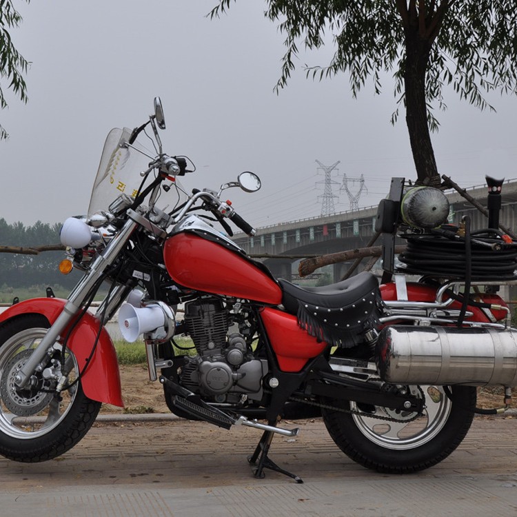 Two-Wheeled Fire Motorcycle, Patrol Motorcycle, Water Mist Two-Wheeled Fire Motorcycle