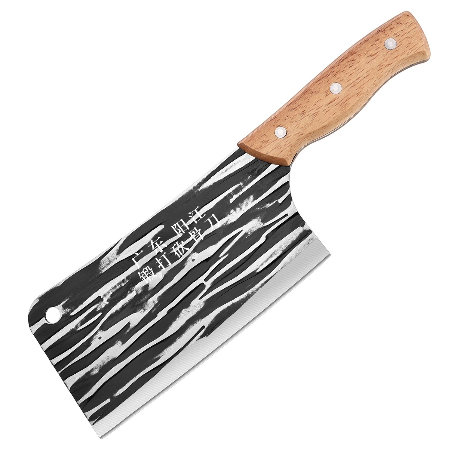 Solid Wood Forged Bone-Cutting Knife, Thick and Sharp Bone-Chopping Tool, Suitable for Cutting Pig's Leg Bones, Stainless Steel Household Kitchen Knife Manufacturer