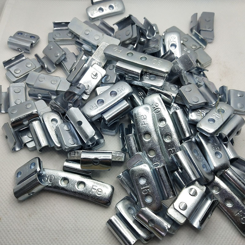 Car Tire Steel Ring Aluminum Ring Dynamic Balance Block Knocking Hook Type Buckle Hook Type Adhesive Balance Block