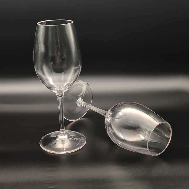 400ml PC/MS/PS goblet red wine glass plastic cup