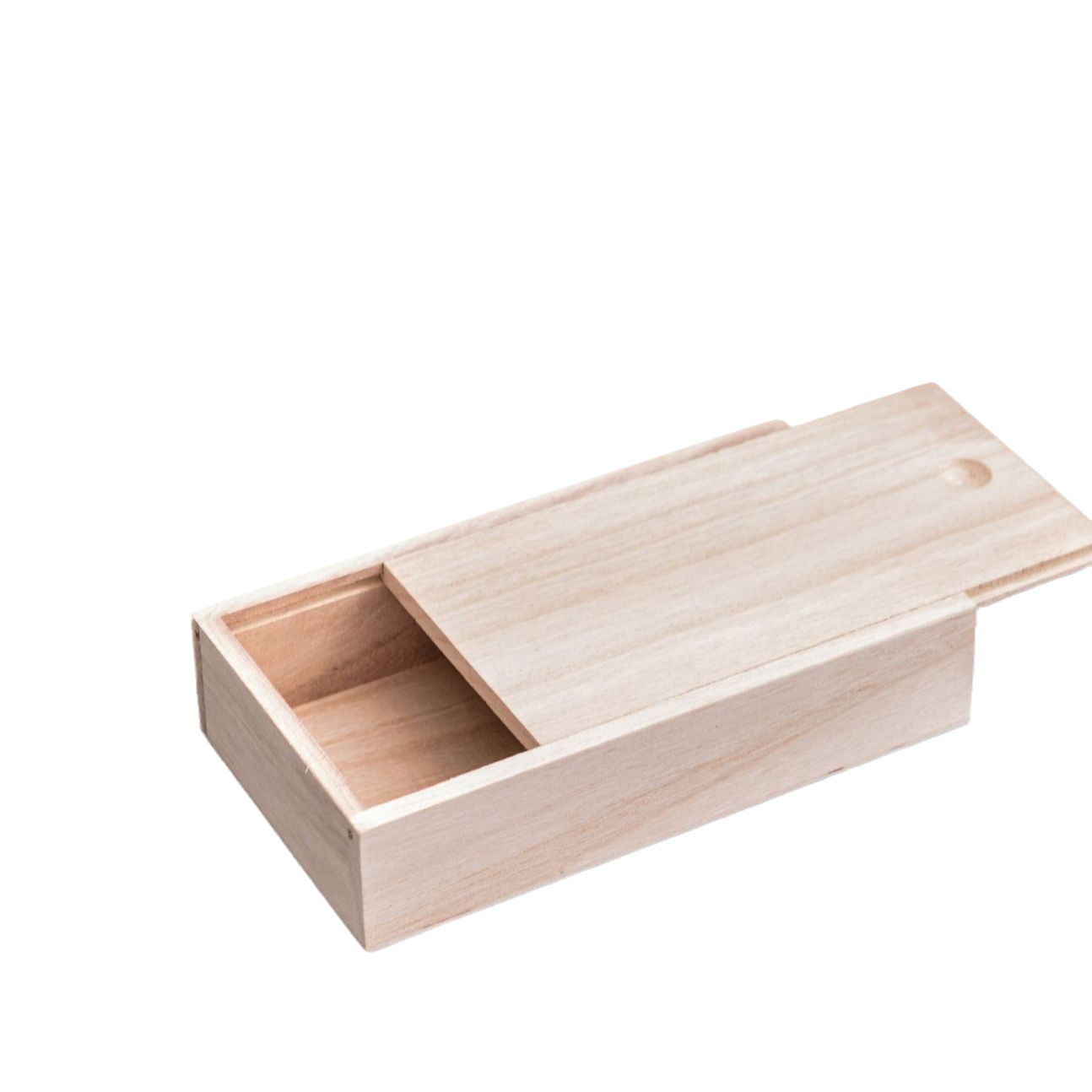 Modern Minimalist Style Desktop Storage Wooden Box Pull-Out Multi-Purpose Wooden Pull-Out Storage Box Pull-Out Wooden Box