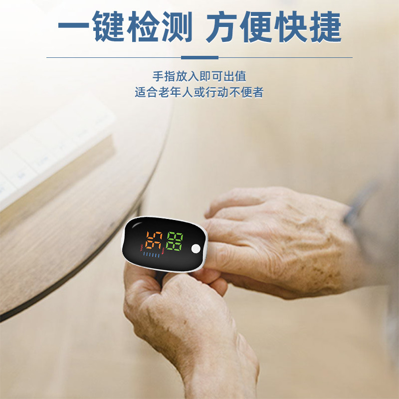 Cross-Border English Version of Medical Oximeter, Finger Clip Type, Pulse Oximeter, Heart Rate Monitor Manufacturer