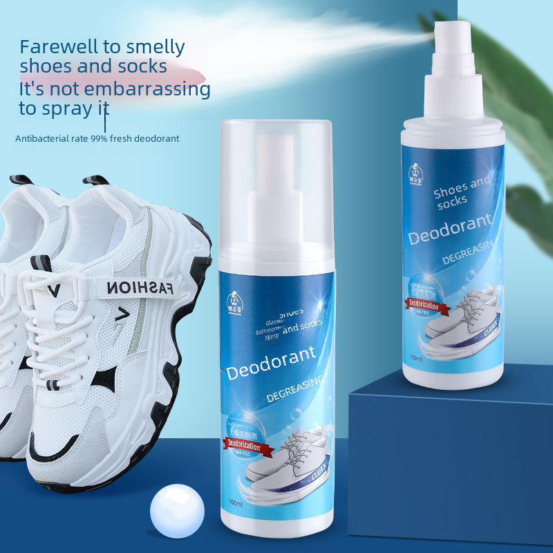 Shoe Deodorant Spray, Anti-Odor for Shoes and Socks, Men's Sneakers Deodorizer, Summer Shoe Cabinet Deodorizer, Travel Portable