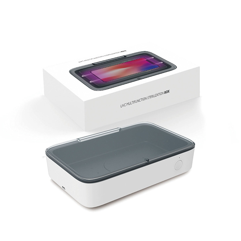 New UV ultraviolet disinfection box, mobile phone disinfection box multifunctional 10W wireless fast charging sterilization box