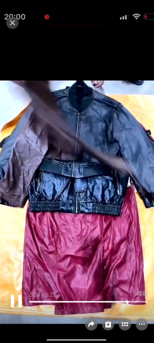 Old Clothes Women's Leather Jacket Jacket New Fashion Fur One-Piece Short Jacket Stand Collar Motorcycle Jacket Outerwear for Women