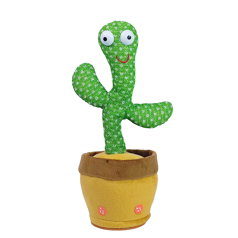 Dancing Cactus Toy Learning to Talk and Singing Twist Doll Shake Tone Internet Red Sand Sculpture Magic Birthday Gift