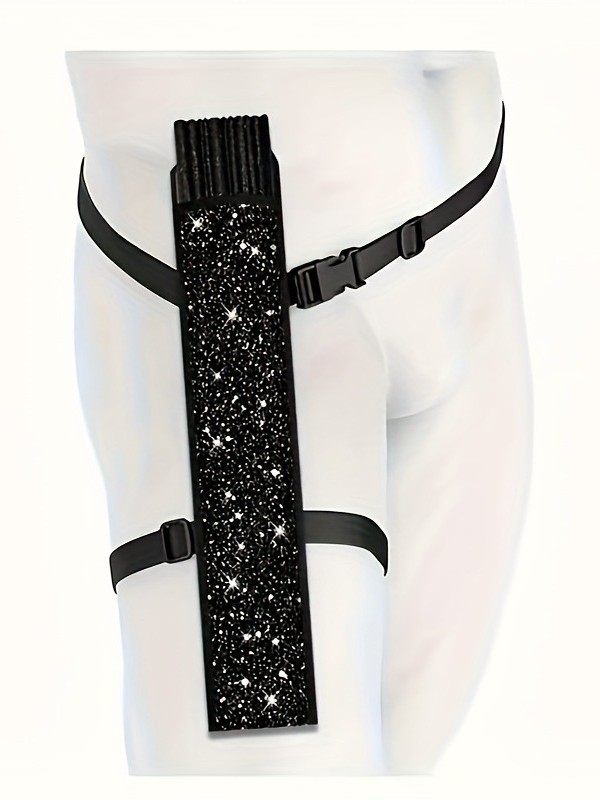 Reflective Cloth Fan Party Universal Colorful Fan Tai Chi Fan Kung Fu Fan Strap Leg Type Cross-Border Music