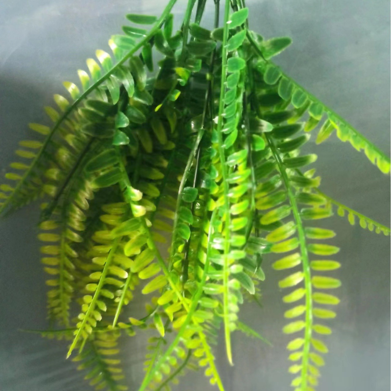 Amazon Seven-Headed Persian Grass Artificial Green Plant Aquatic Decoration Fern Flower Arrangement Water Lily High Temperature Resistant Aquatic Plant -20