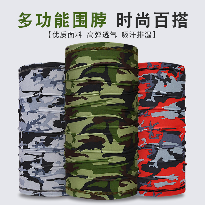 Amazon summer breathable sunscreen ice silk scarf scarf outdoor fishing magic hip hop collar riding mask