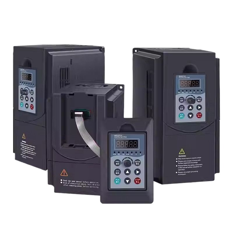 Frequency Converter Three-Phase 380V Single-Phase 220V/1.5/2.2/5.5/7.5Kw 11 Kilowatt Motor Water Pump Speed Regulator