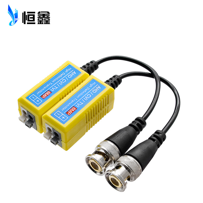 Cross-border hot sale twisted pair transmitter video transmitter monitoring signal converter 8MPVideoBalun